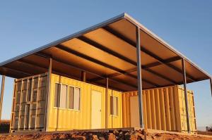 shipping container home built by container traders