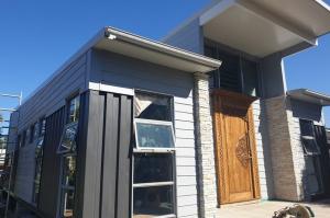 custom container home build