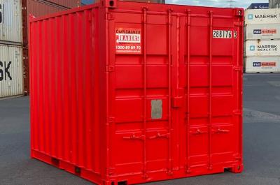 10ft Refurbished General Purpose Shipping Container front view from Container Traders