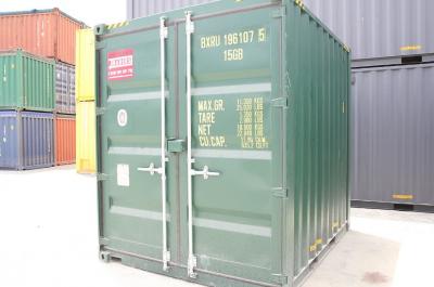 10ft High Cube Shipping Container front view from Container Traders