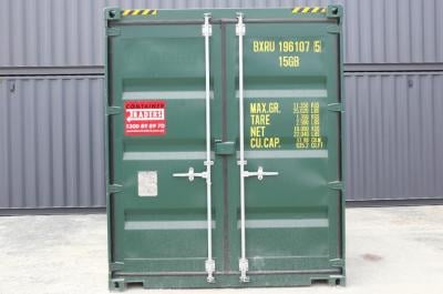 10ft High Cube Shipping Container front view from Container Traders