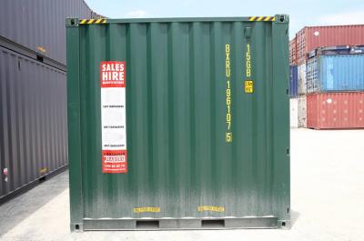 10ft High Cube Shipping Container side view from Container Traders