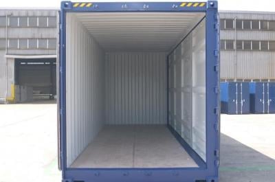 Blue High Cube 20 ft Side Opening Container