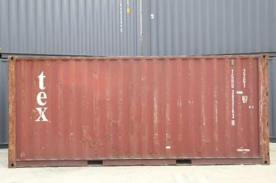 20ft used cargo worthy general purpose shipping container side view from Container Traders