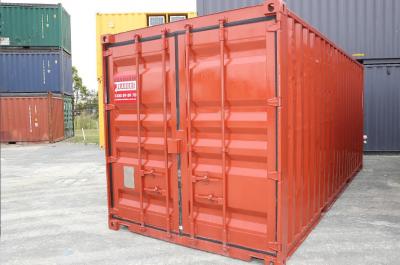 20ft refurbished cargo worthy general purpose shipping container front view from Container Traders