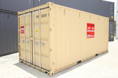 Beige 6m Single Trip Shipping Container
