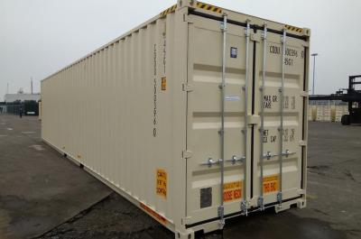 40ft high cube double door shipping container front view from Container Traders