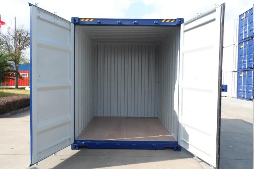 10ft High Cube shipping container internal view from Container Traders