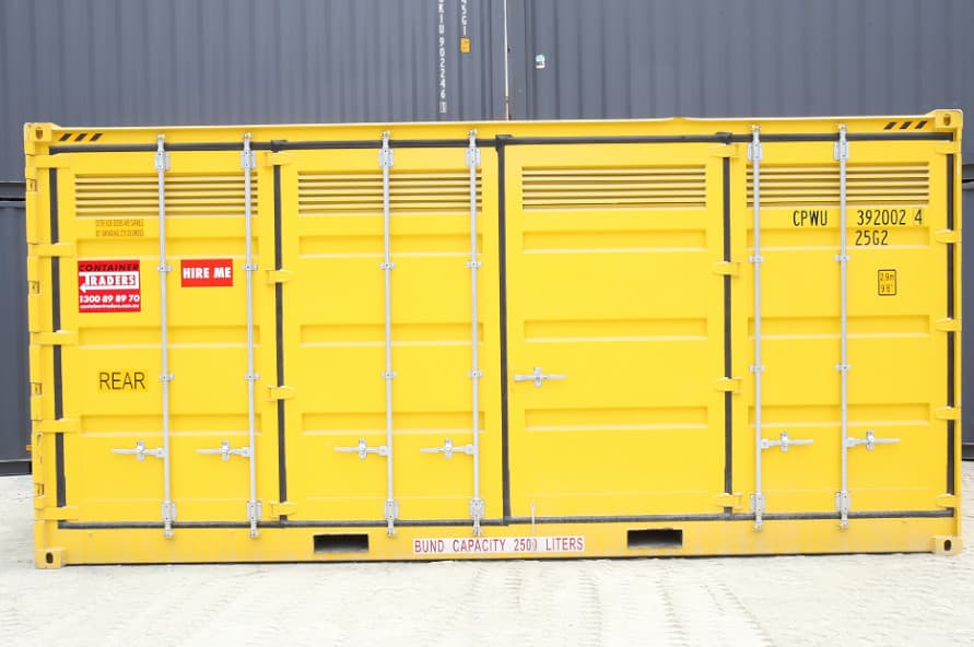 Side Opening Class 3 Hazardous Goods Shipping Container