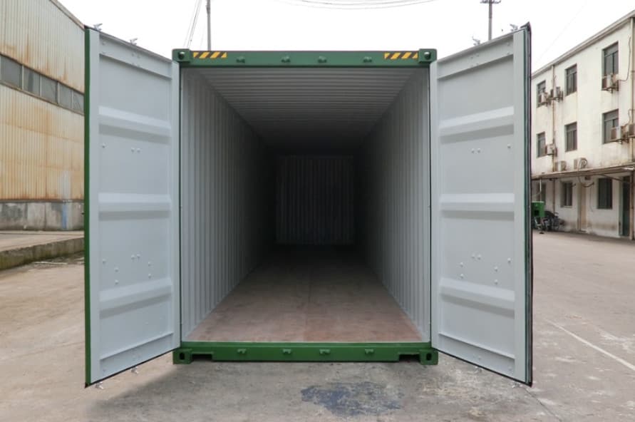 40ft High Cube Shipping Container internal view from Container Traders