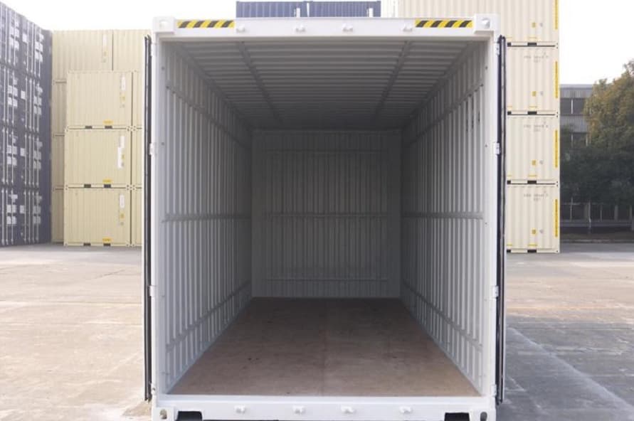 20ft high cube shipping container internal view from Container Traders