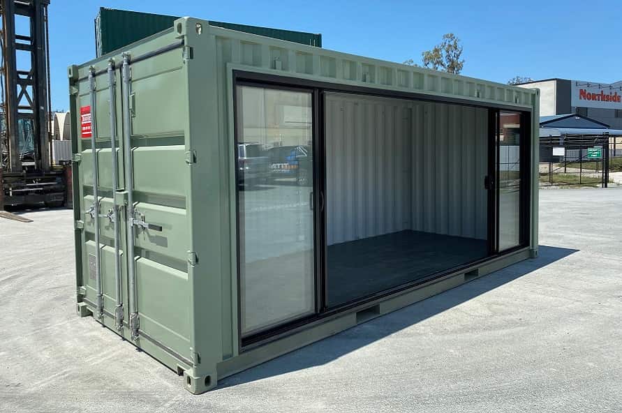 10ft converted shipping container