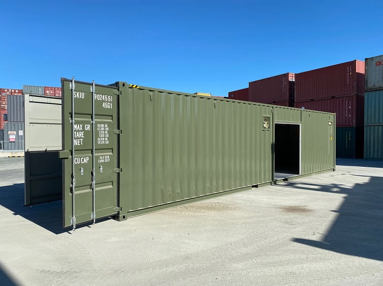 Customised modified shipping container from Container Traders